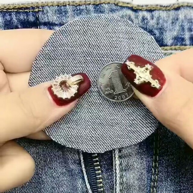 牛仔裤扣子坏了怎么办替换,牛仔裤的扣子烂了别着急扔