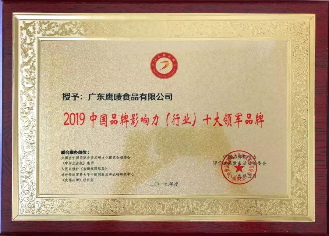 鹰唛揽获三项国家级大奖！