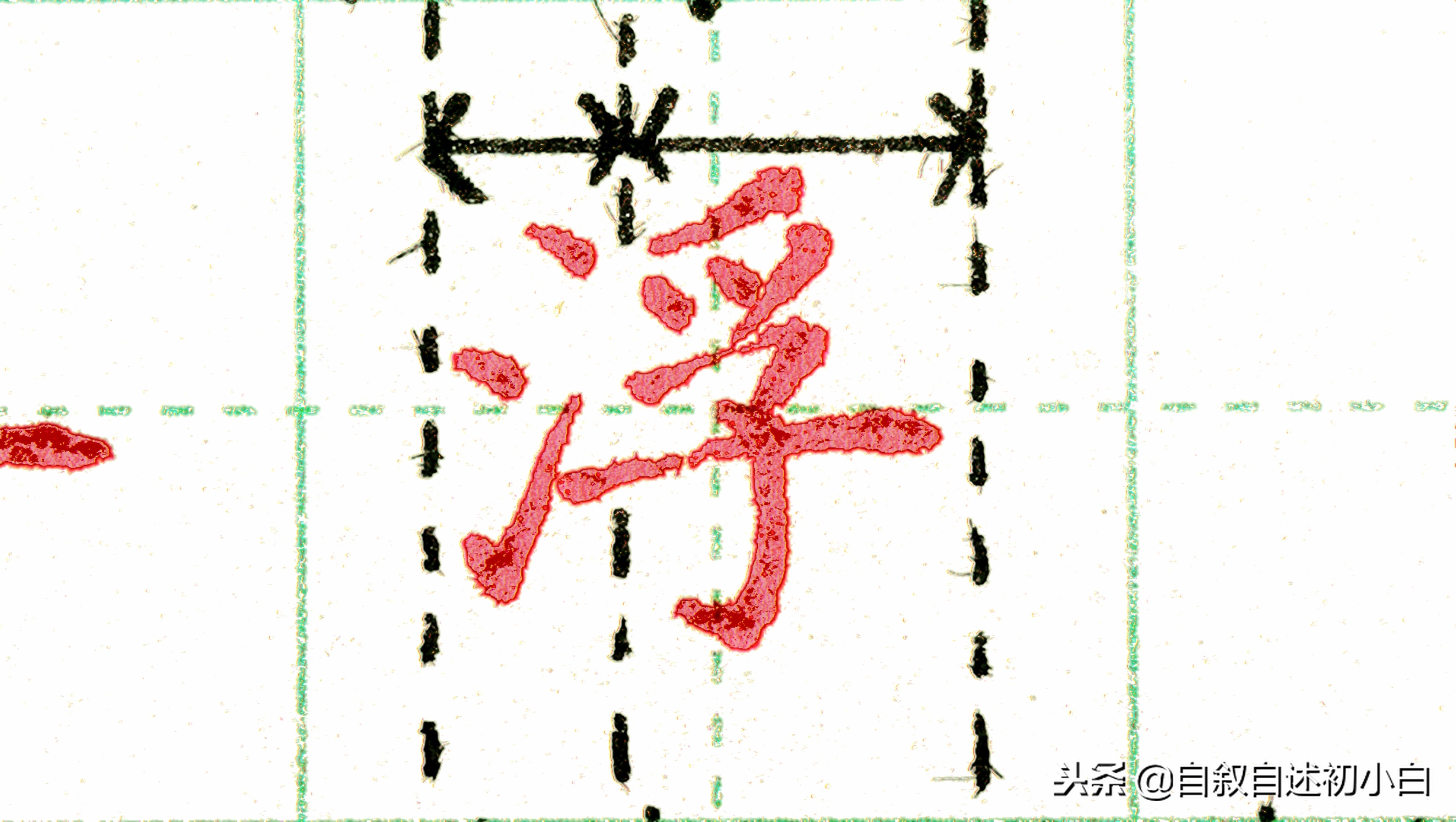 练字时如何布局字体比较美观,练字速成经典结构字