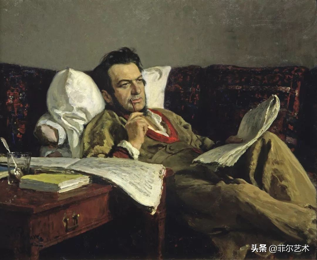 画家列宾作品欣赏,俄罗斯现实主义画家列宾及其作品