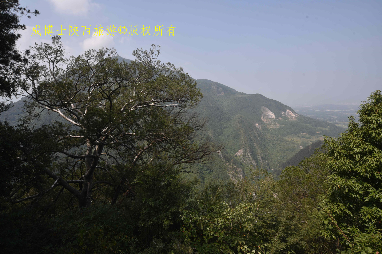 陕西汉中冬季云雾山风景区,陕西省西乡县白云山