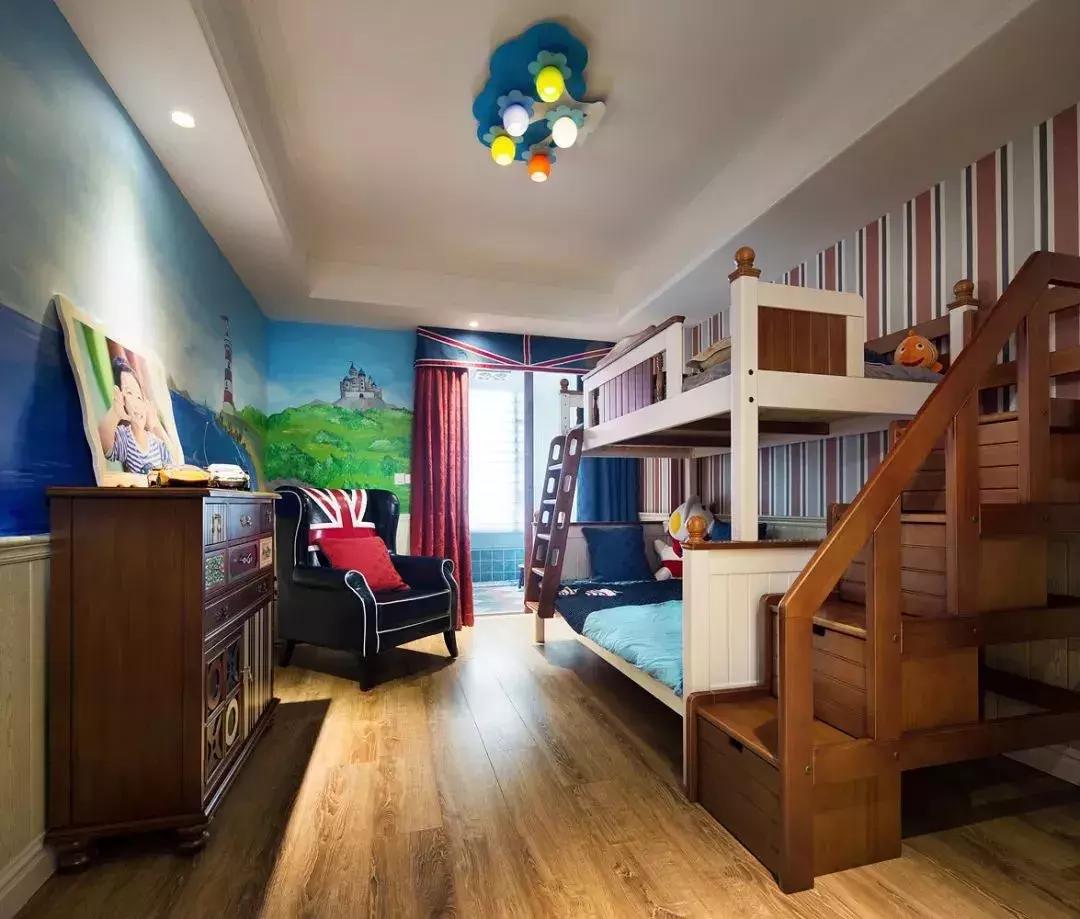 充满童趣的上下床儿童房,实用的儿童上下床怎么选