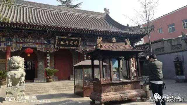 西安市东大街著名寺院卧龙寺,西安古寺青龙寺