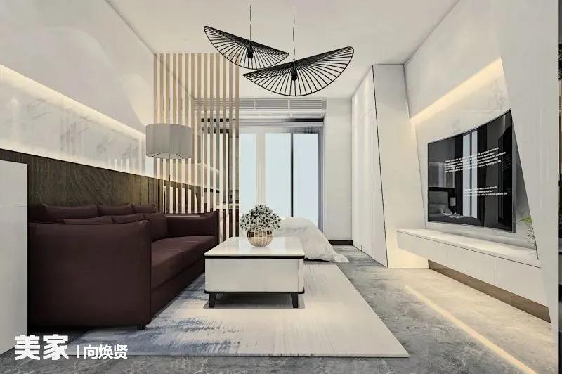 客厅装修设计高级感图文,挑空客厅十字圆顶装修效果图