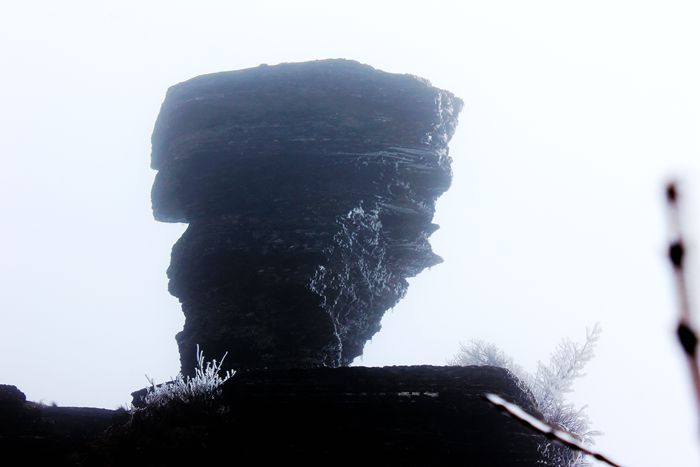 雨中的梵净山景色,烟雨梵净山