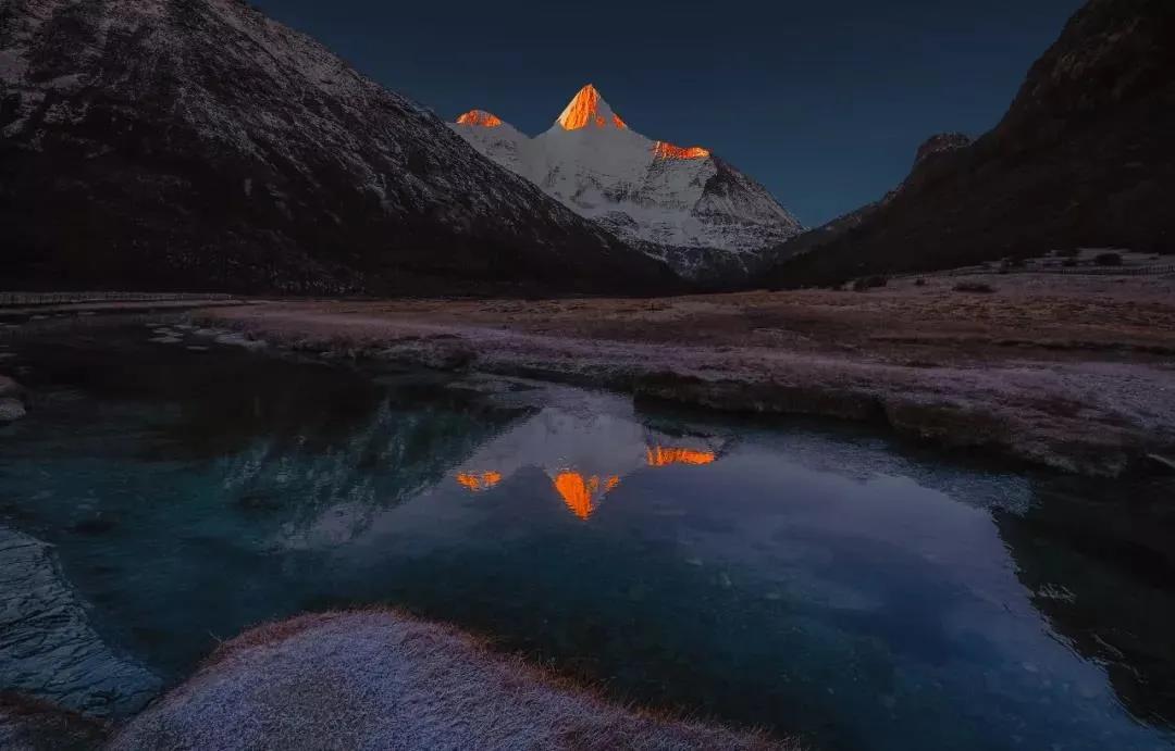 南极孤独雪山风景,小众但雄伟的雪山