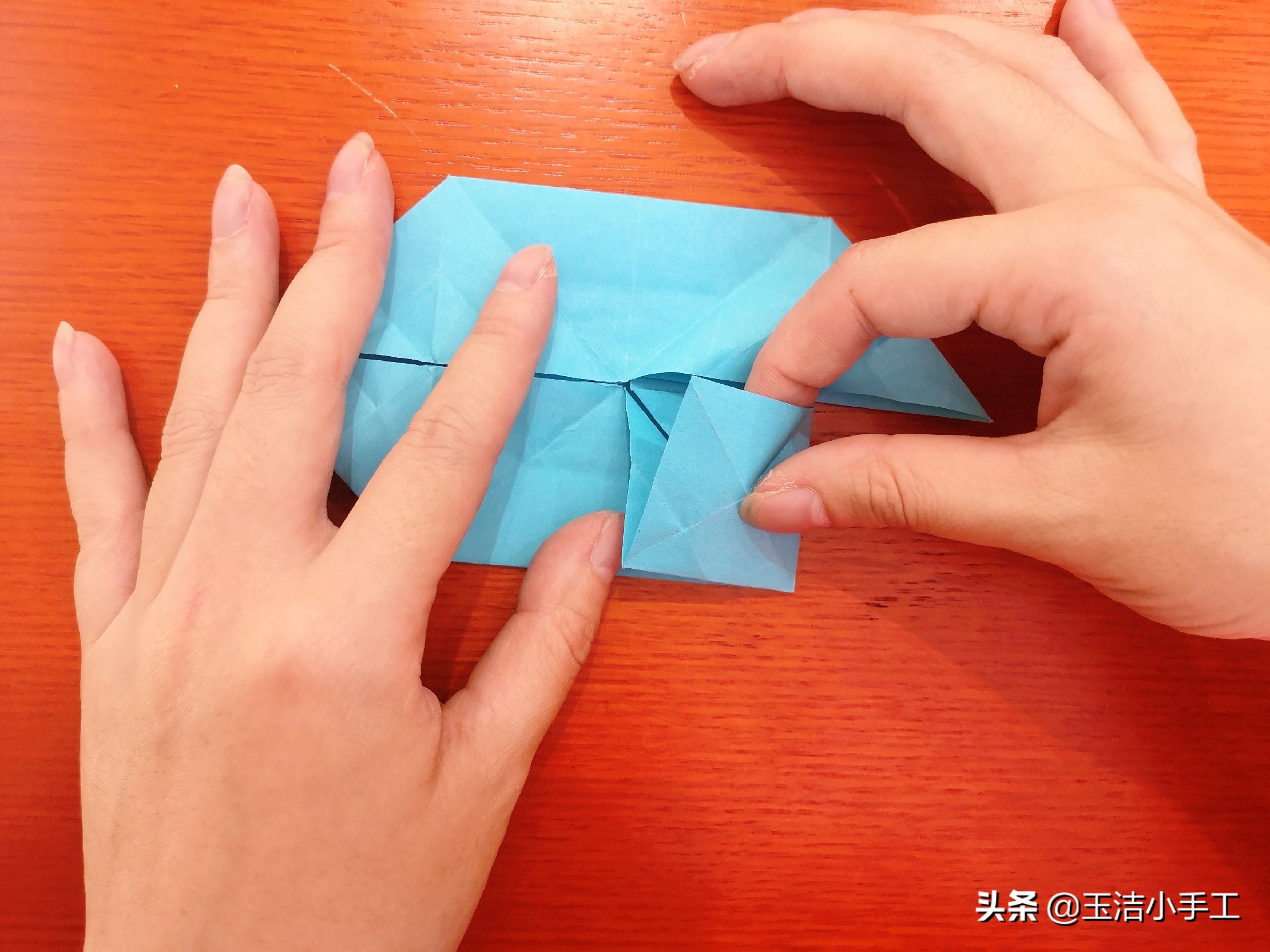 花篮纸折法超级无敌慢动作,花篮怎么折只用正方形的纸