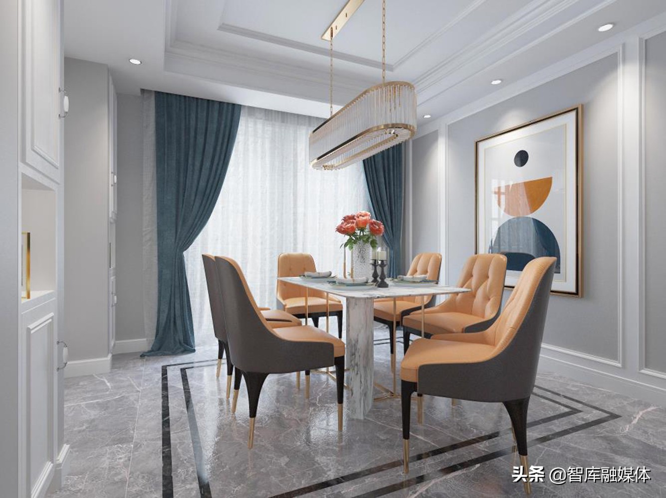 和达璟城紫御装修设计案例，设计师刘经筱与他的美式轻奢生活态度