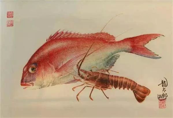 他买了一条草鱼，直接印在画纸上，专家大赞：好画，鱼活了
