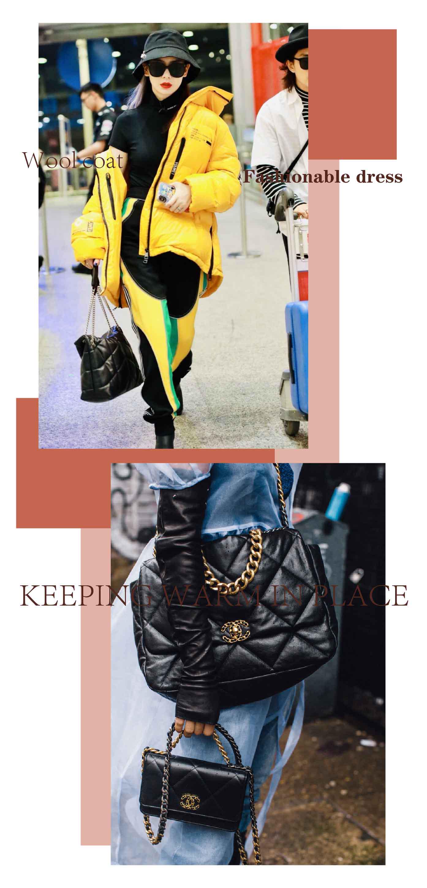 最近很火的枕头包米色,网红时尚百搭休闲枕头包