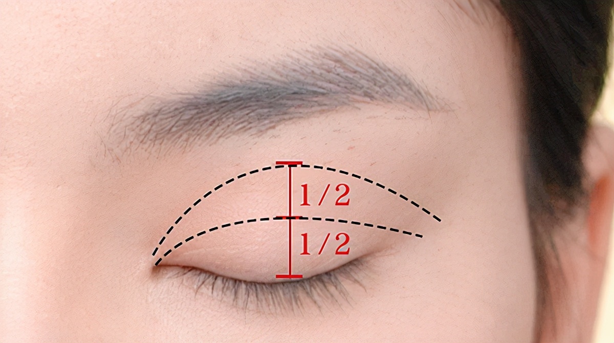 眼妆教程日常初学者自然眼妆,眼妆的画法教程内双眼妆