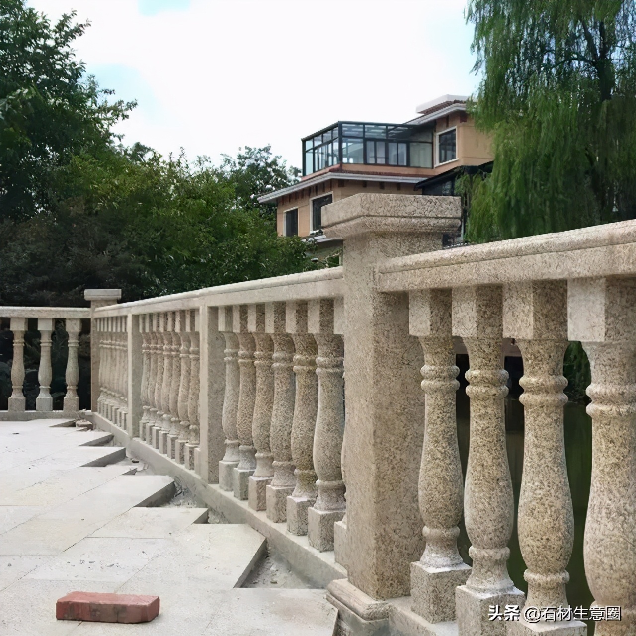 石材栏杆高档,天然石材栏杆样式