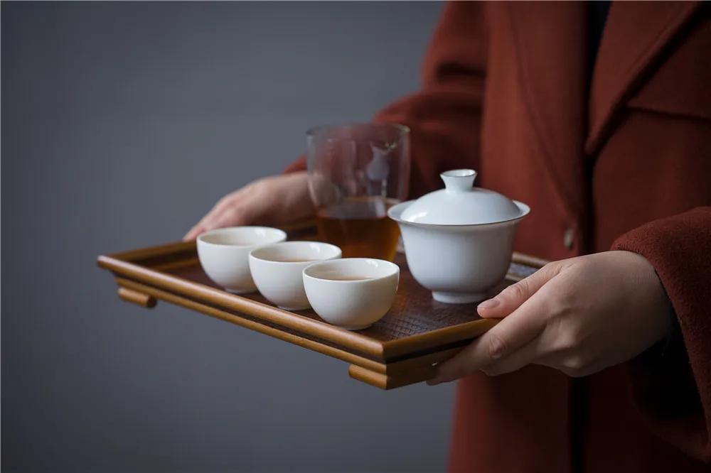 竹席面茶盘|山中清物，桌上风雅，茶与竹可以得兼