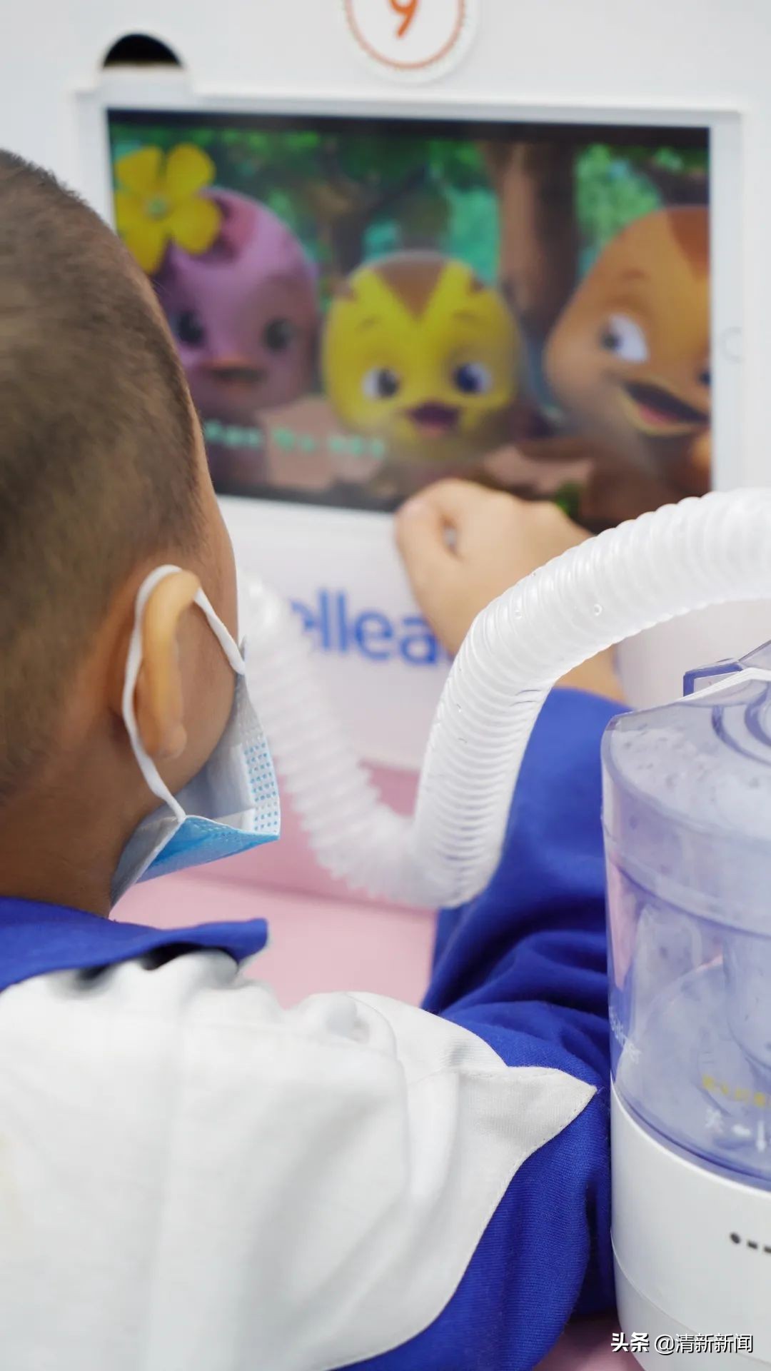 这个雾化室温馨又童真，群众盛赞“好人性化”