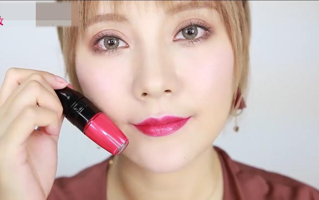 美妆教程涂唇釉,兰蔻美妆视频教程