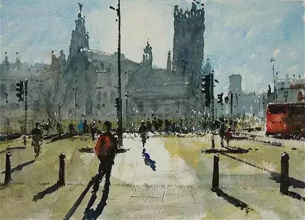 水彩大神之作,国外大师水彩值得一看