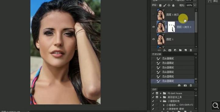 ps修打卡照,ps人物眼神修图教程