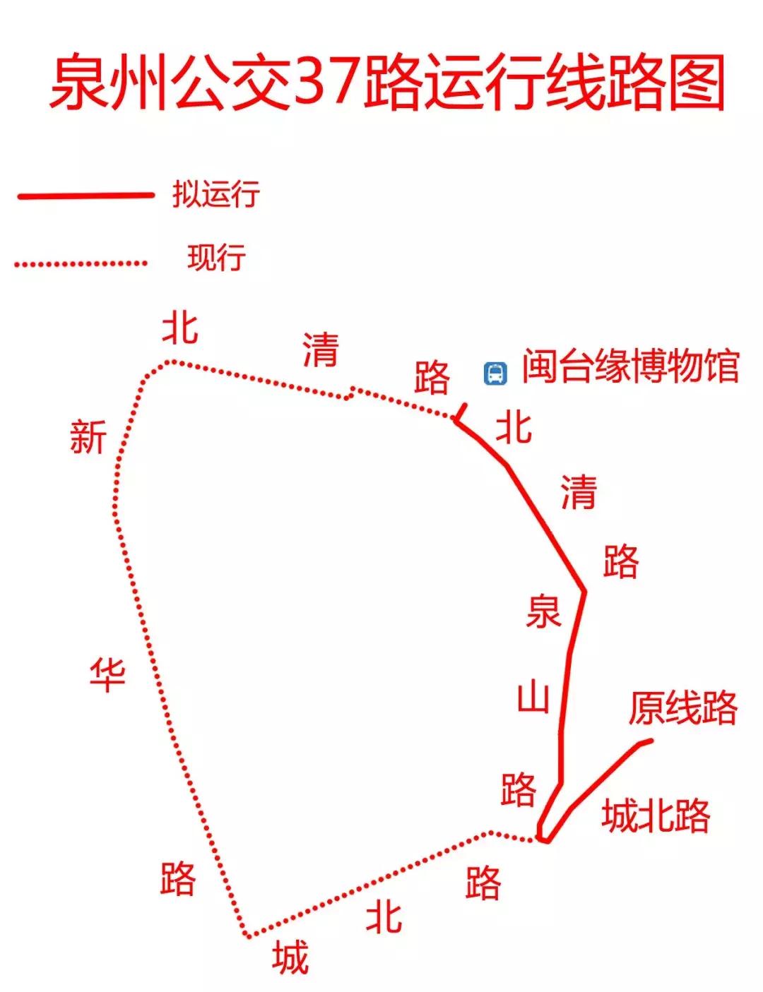 7月25日起，泉州公交33、37、39、301、305等5条线路进行调整