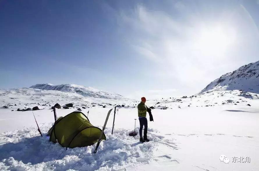 冬季小木屋户外露营,东北冬季户外露营