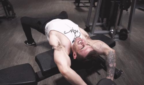 杰夫哑铃背肌训练的最佳动作,用哑铃练什么动作练胸肌背肌手臂