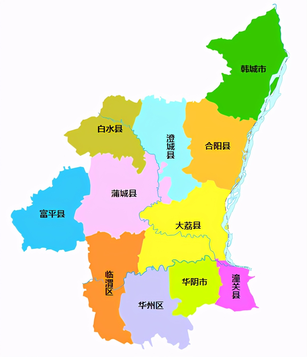 全国带“东、西、南、北、中”方位词的城市，看看有你家乡吗？