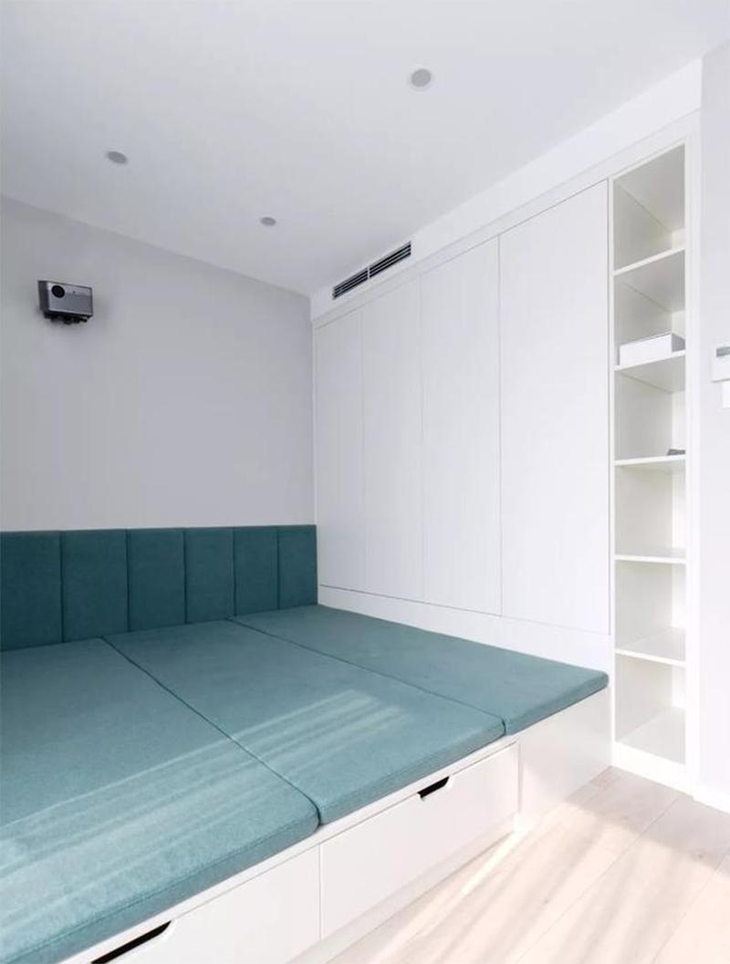 折叠式餐桌效果图小户型,小户型开放式厨房折叠隐藏餐桌