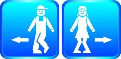 厕所奇特标识图,厕所新颖标识