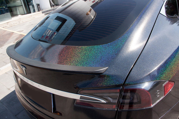 改色膜魔幻星空,苏州专业特斯拉改色贴膜