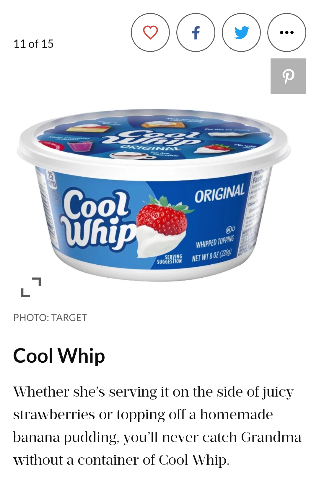 每个美国南方奶奶的厨房里都有15种原料