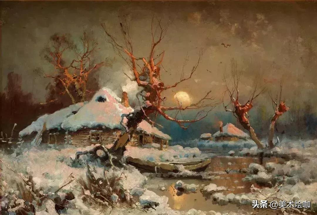 俄罗斯画家的风景油画,俄罗斯画家的油画艺术美到极致