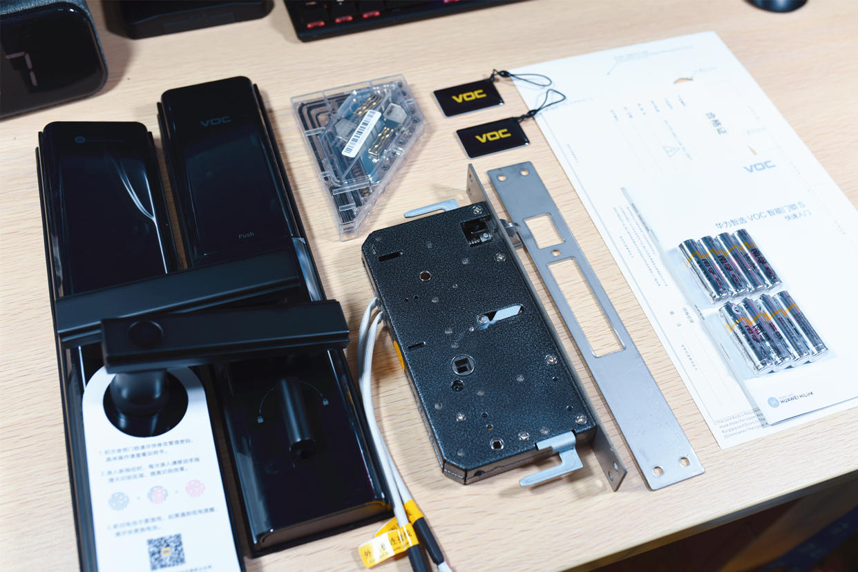 voc指纹锁怎么用密码开门,华为voc智能门锁指纹