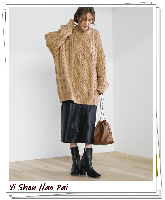 皮夹克皮裙穿搭,皮夹克里搭配的裙子