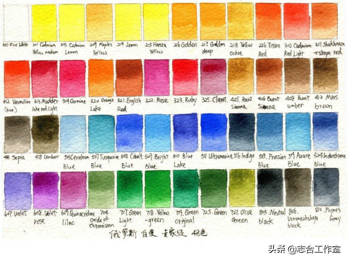 烧钱水粉画,水彩颜料省钱