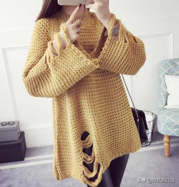 2020新春韩国毛衣款式第一波发布，一起分享编织主流最新流行趋势