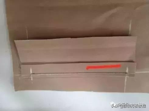 西服口袋制作详细步骤,西服口袋盖的裁剪方法