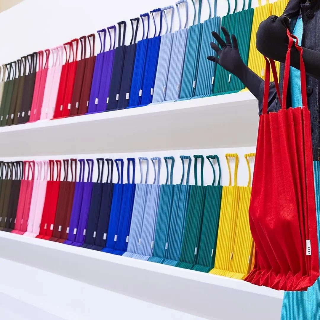 菱格褶皱链条包三宅一生,三宅小众菱格包