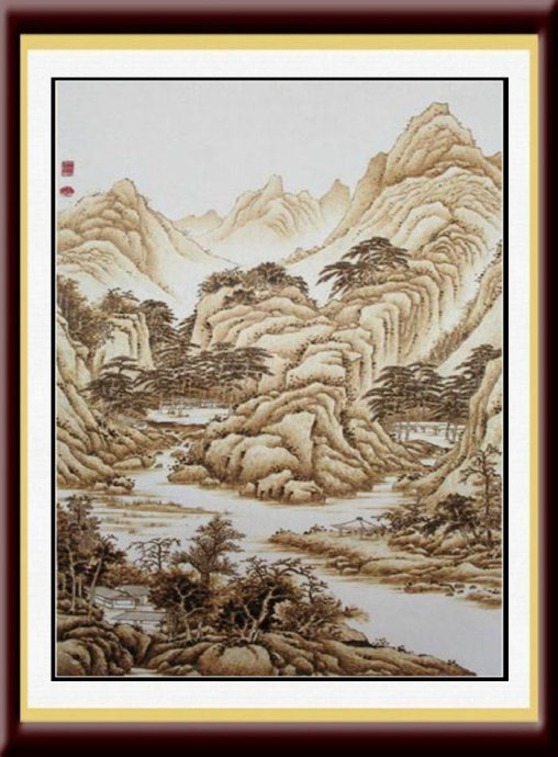 中国烙画艺术作品,民间烙画高手作品