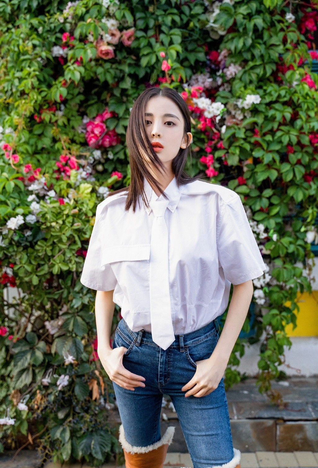 果然颜值高造型好驾驭,果然颜值在线什么都能驾驭