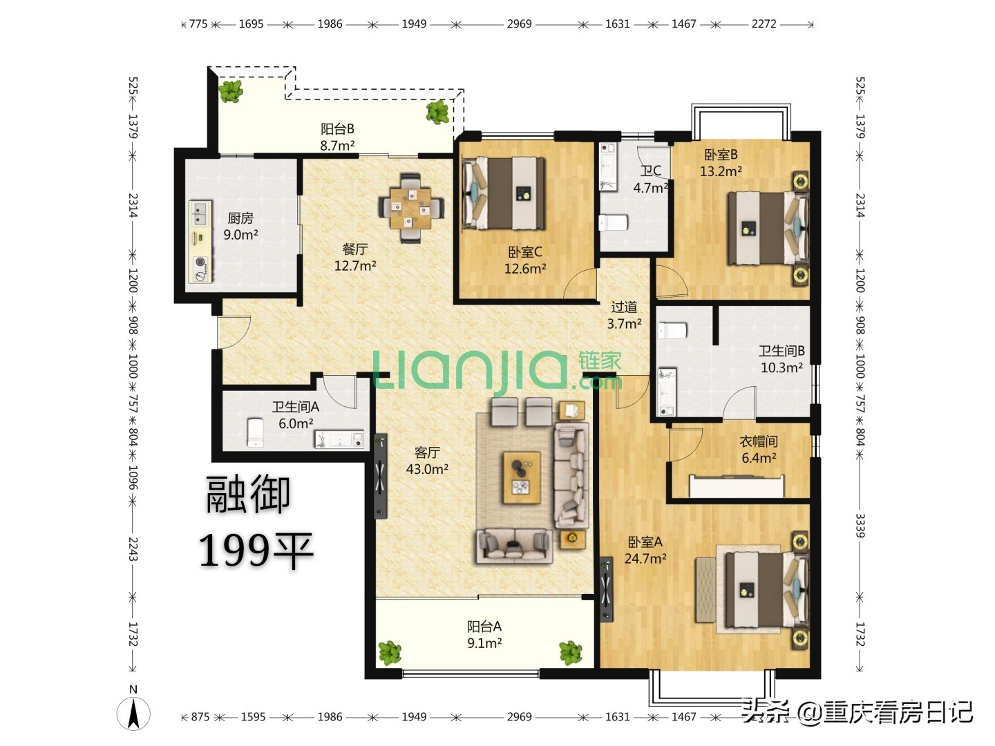 重庆融景城最好楼盘,融景城北滨路什么情况