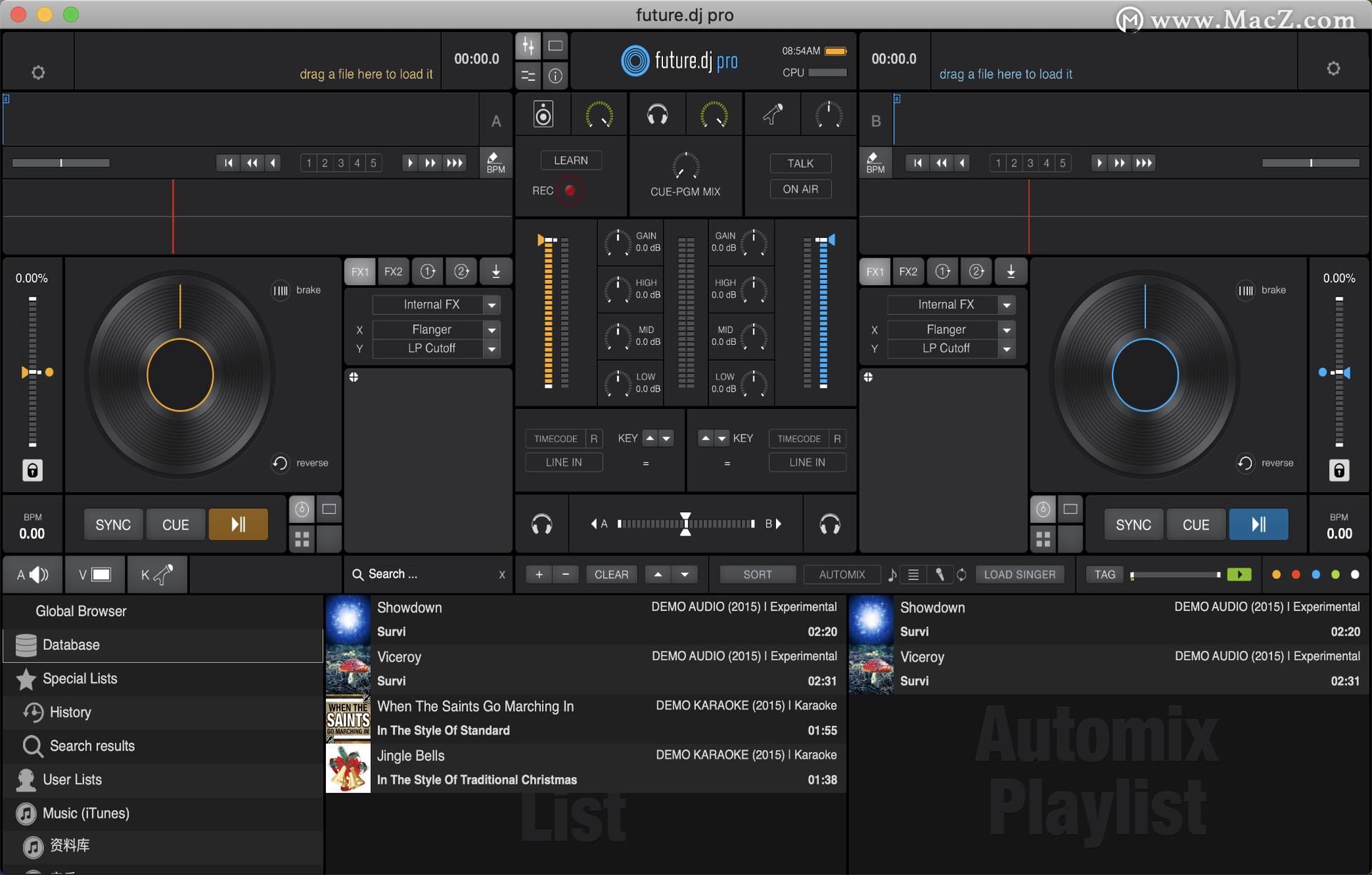 XYLIOfuture.djproforMac,DJ混音软件