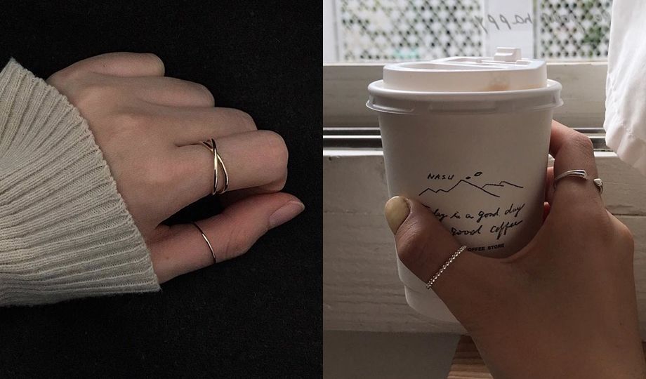 泫雅风彩珠戒指教程,泫雅同款情侣对戒