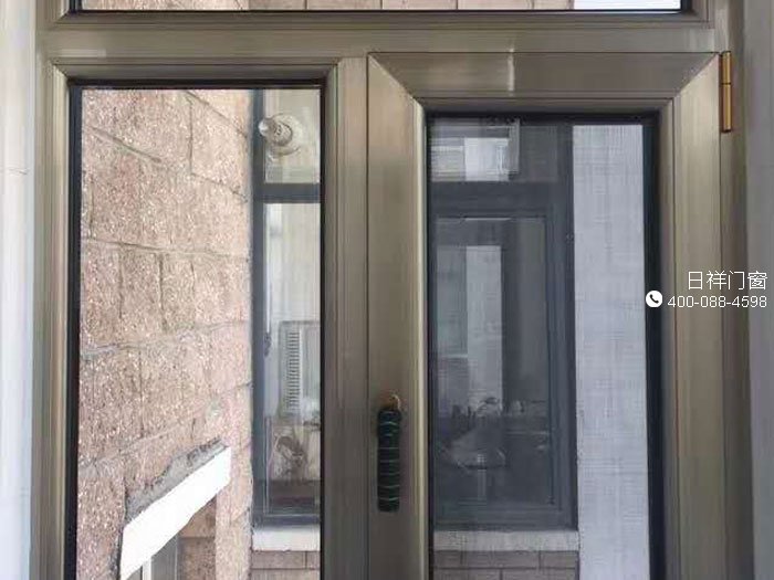 天通东苑门窗安装忠旺70系列香槟色