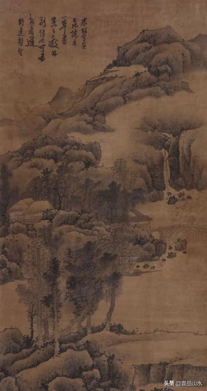 最真实的国画山水画,当代国画山水中的点景人物