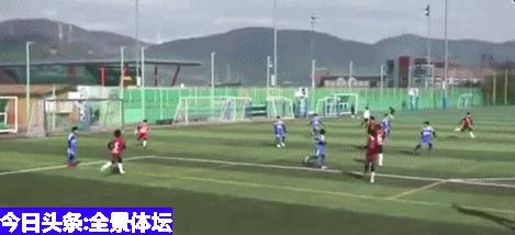 中国足球小将2017十大精彩瞬间,足球1v2突破射门