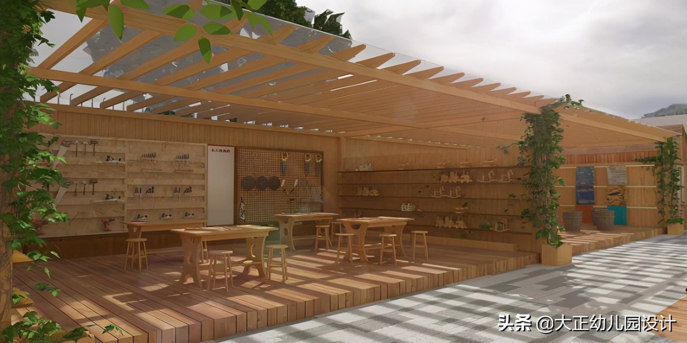 深圳创意幼儿园装修方案,幼儿园户外地面设计