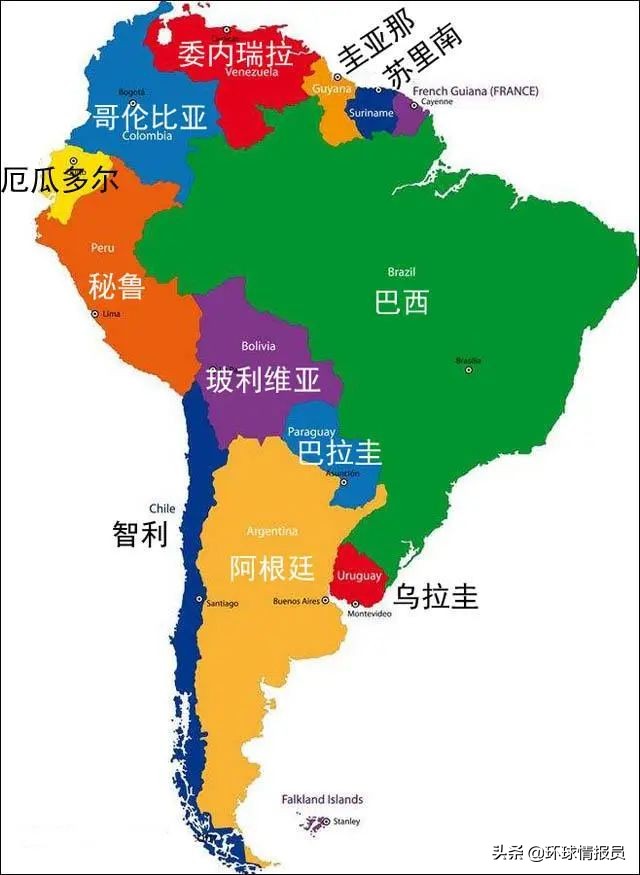 中美洲国家各个国家独立的时间,狭长的中美洲有七个国家