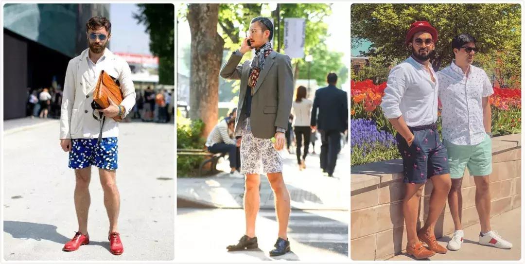 泰国夏天男士花短裤丝绸,夏天男士短裤穿衣搭配