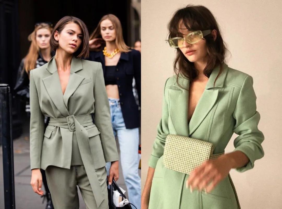 一套西装又正式又休闲,30-35岁女性春季穿搭西装