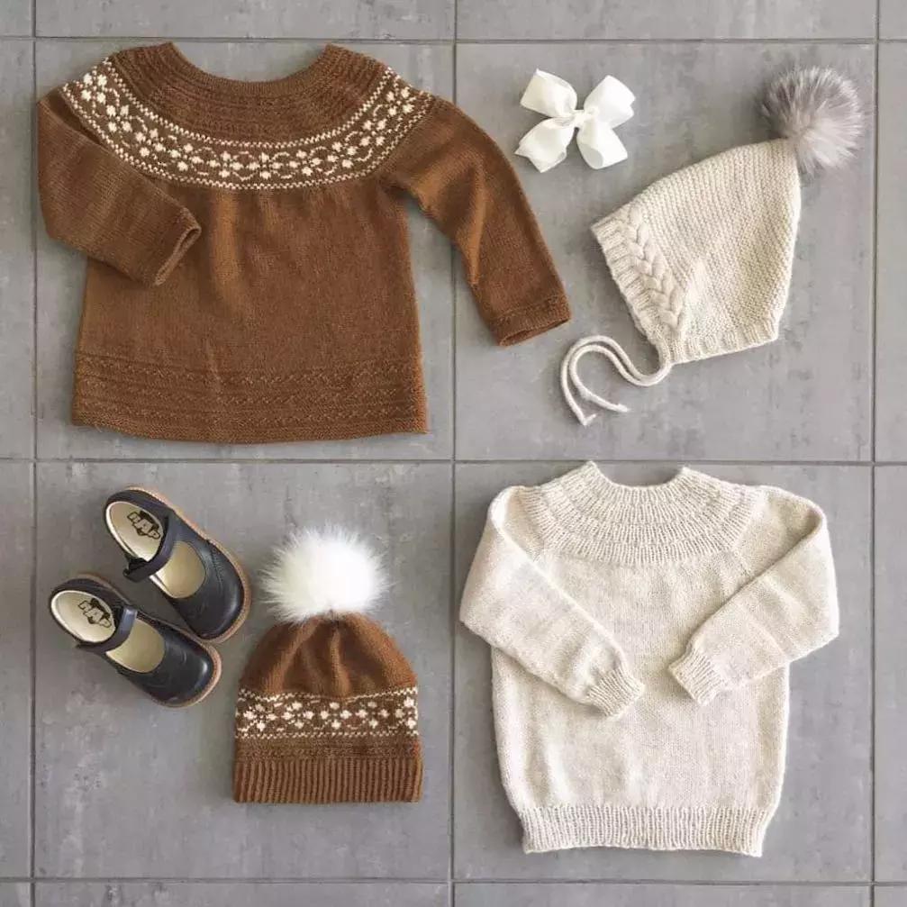 超漂亮宝宝连体衣编织教程,编织简单温暖的宝宝衣服中文版