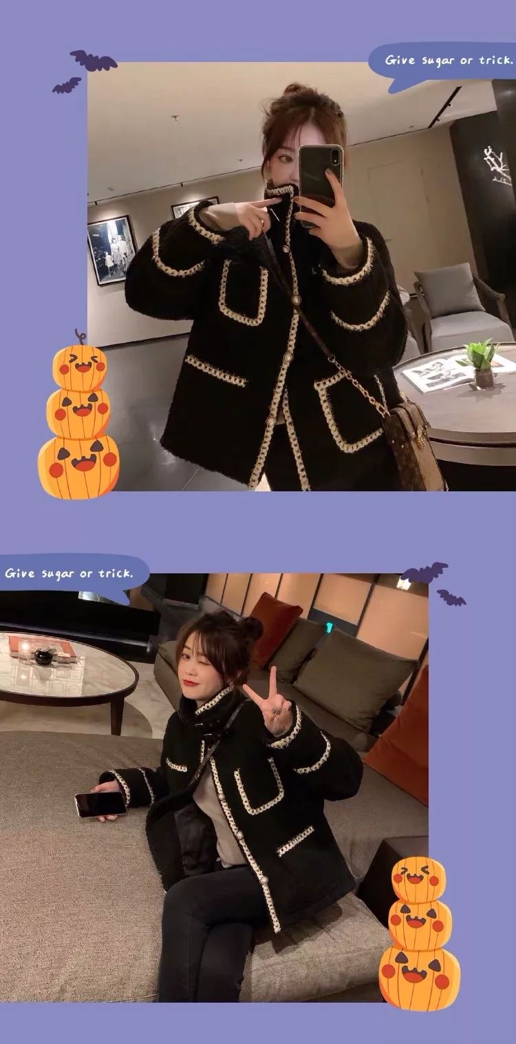 毛衣外套短款怎么穿搭,毛衣外套简单好看花型